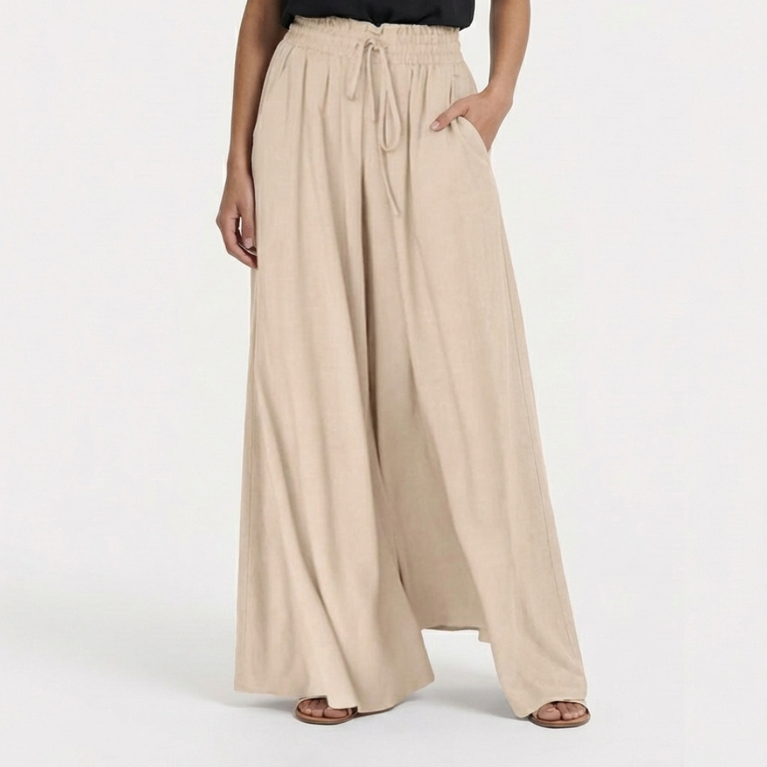 PANTALONES INFORMALES DE PIERNA ANCHA
