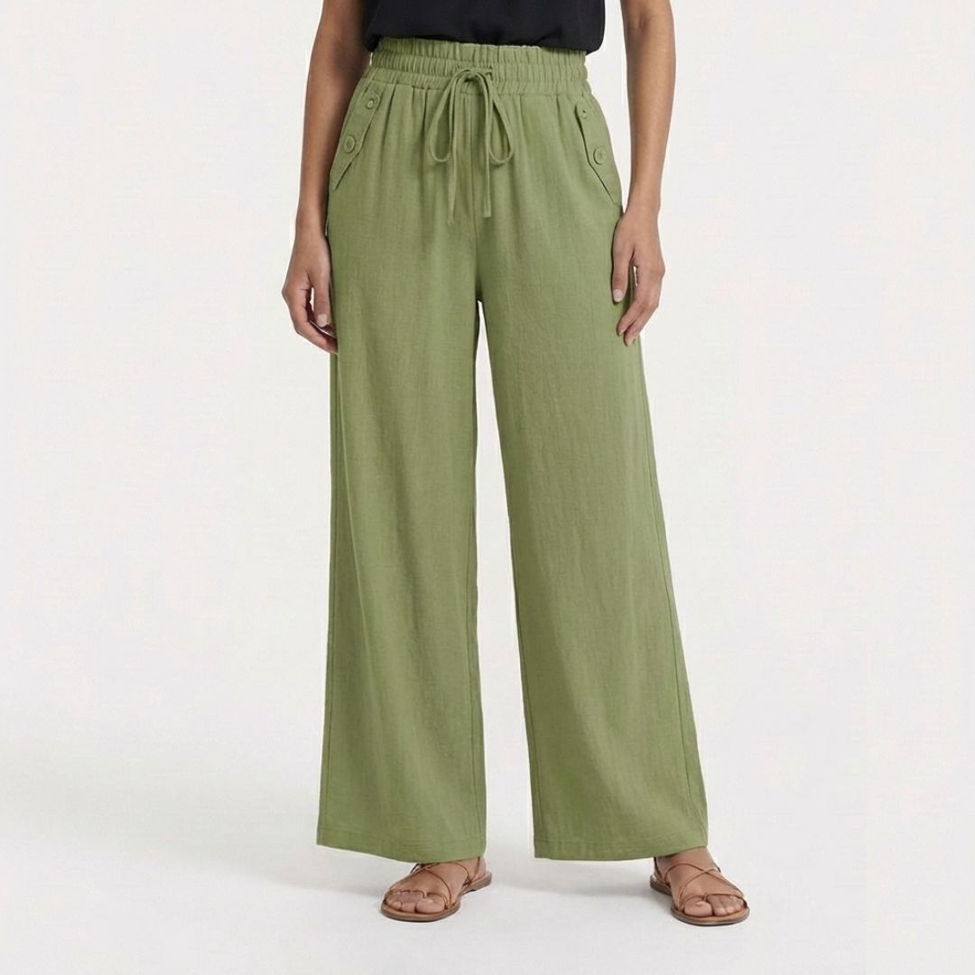 PANTALONES INFORMALES DE COLOR LISO