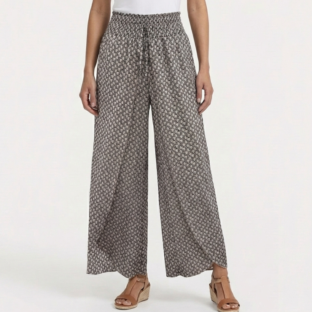 PANTALONES INFORMALES DE PIERNA ANCHA