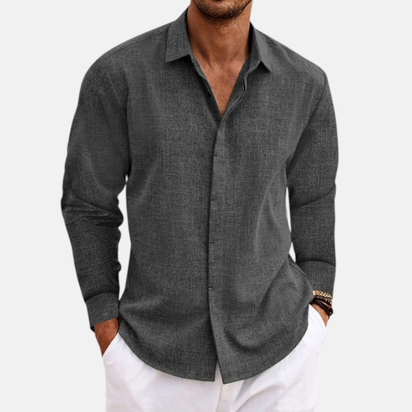 CAMISA CLÁSICA DE LINO GIANCARLO