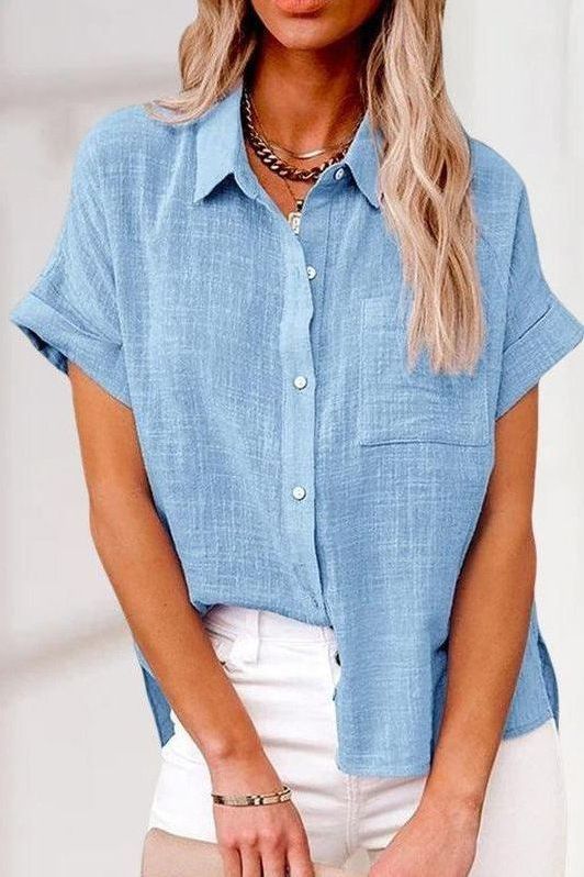 EVA - CÓMODA BLUSA DE LINO