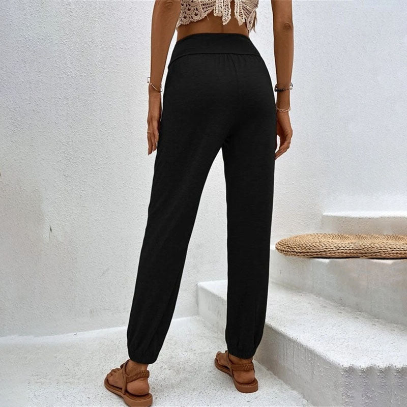 PANTALONES INFORMALES DE COLOR LISO