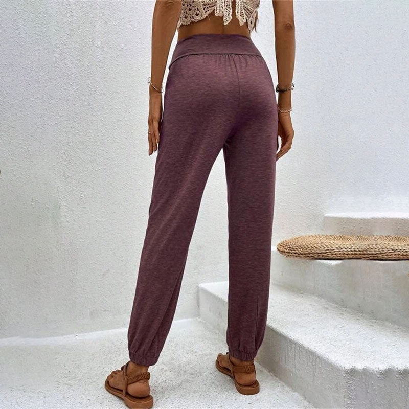 PANTALONES INFORMALES DE COLOR LISO