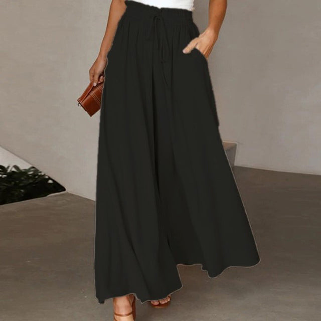 PANTALONES INFORMALES DE PIERNA ANCHA