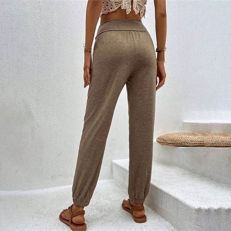 PANTALONES INFORMALES DE COLOR LISO