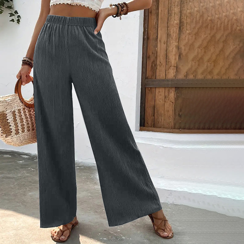 PANTALONES INFORMALES DE PIERNA ANCHA
