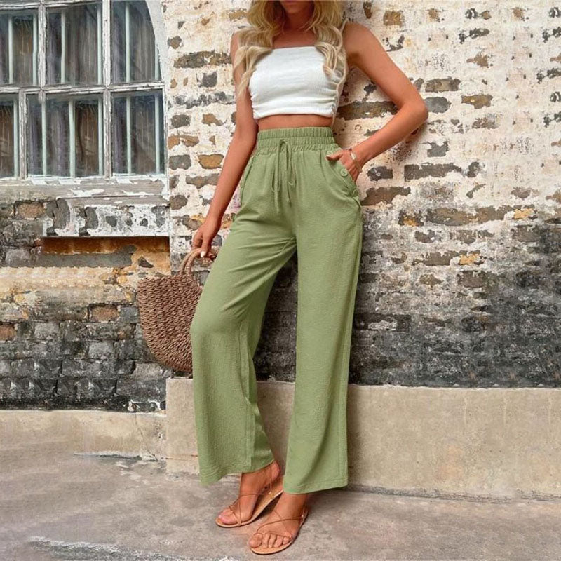 PANTALONES INFORMALES DE COLOR LISO