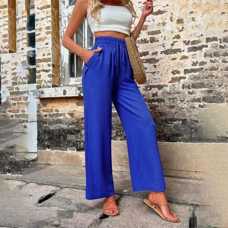PANTALONES INFORMALES DE COLOR LISO