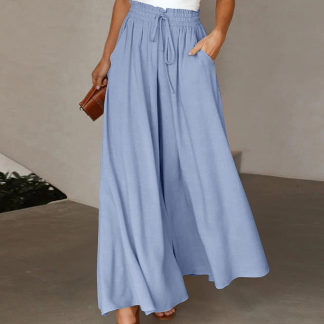 PANTALONES INFORMALES DE PIERNA ANCHA