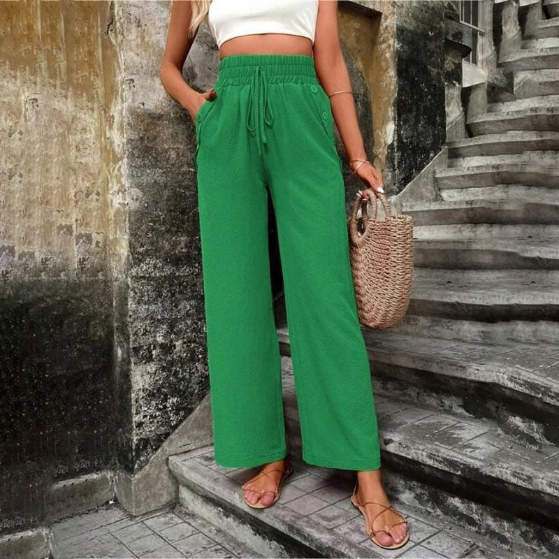 PANTALONES INFORMALES DE COLOR LISO