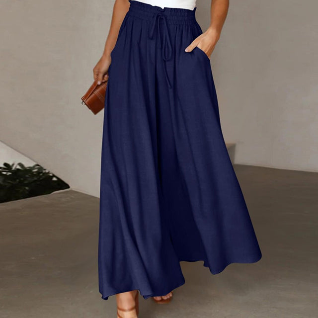 PANTALONES INFORMALES DE PIERNA ANCHA