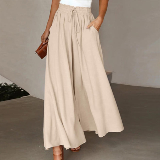 PANTALONES INFORMALES DE PIERNA ANCHA