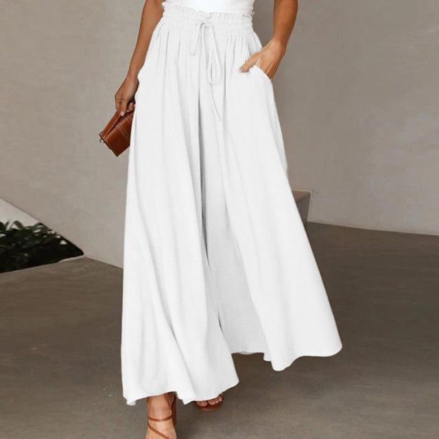 PANTALONES INFORMALES DE PIERNA ANCHA