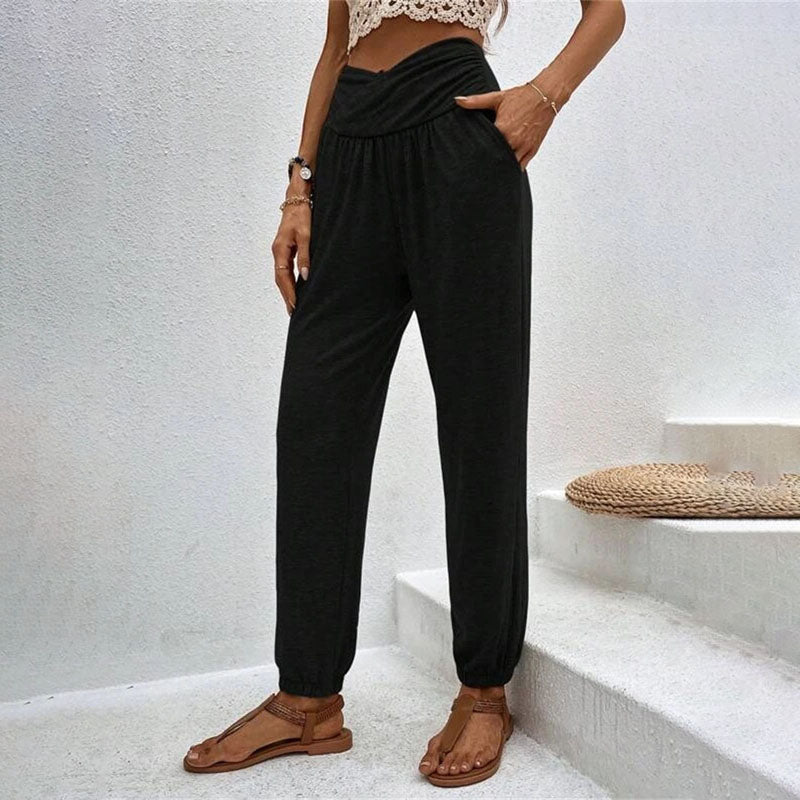 PANTALONES INFORMALES DE COLOR LISO