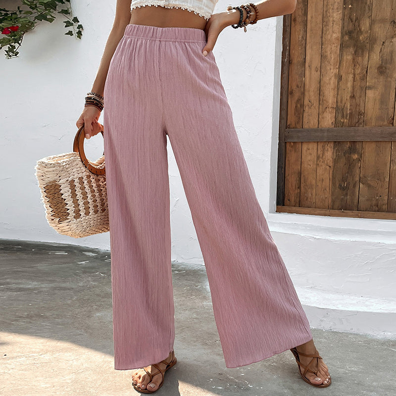 PANTALONES INFORMALES DE PIERNA ANCHA