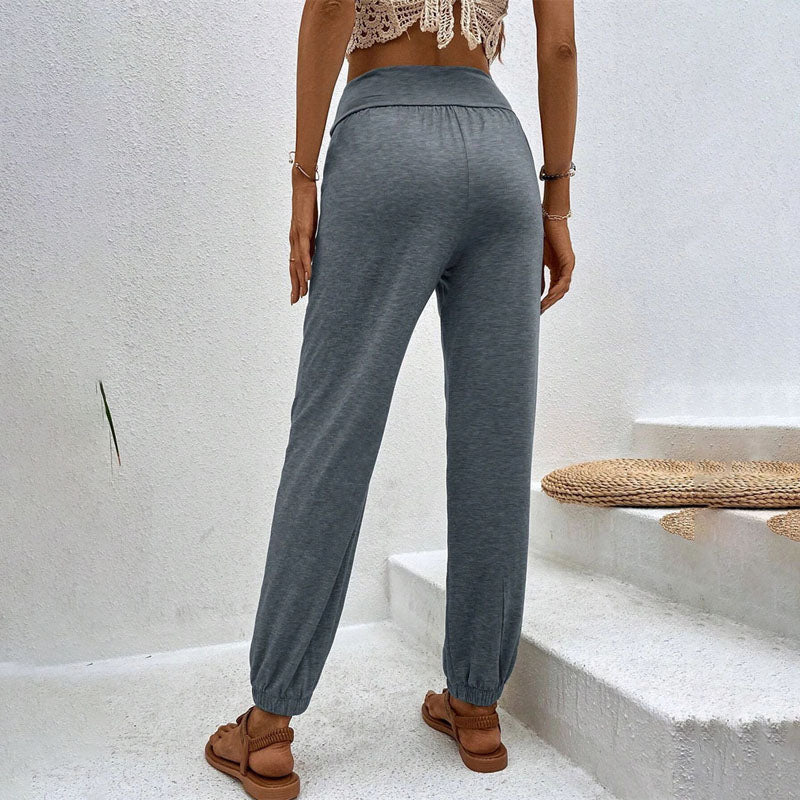 PANTALONES INFORMALES DE COLOR LISO