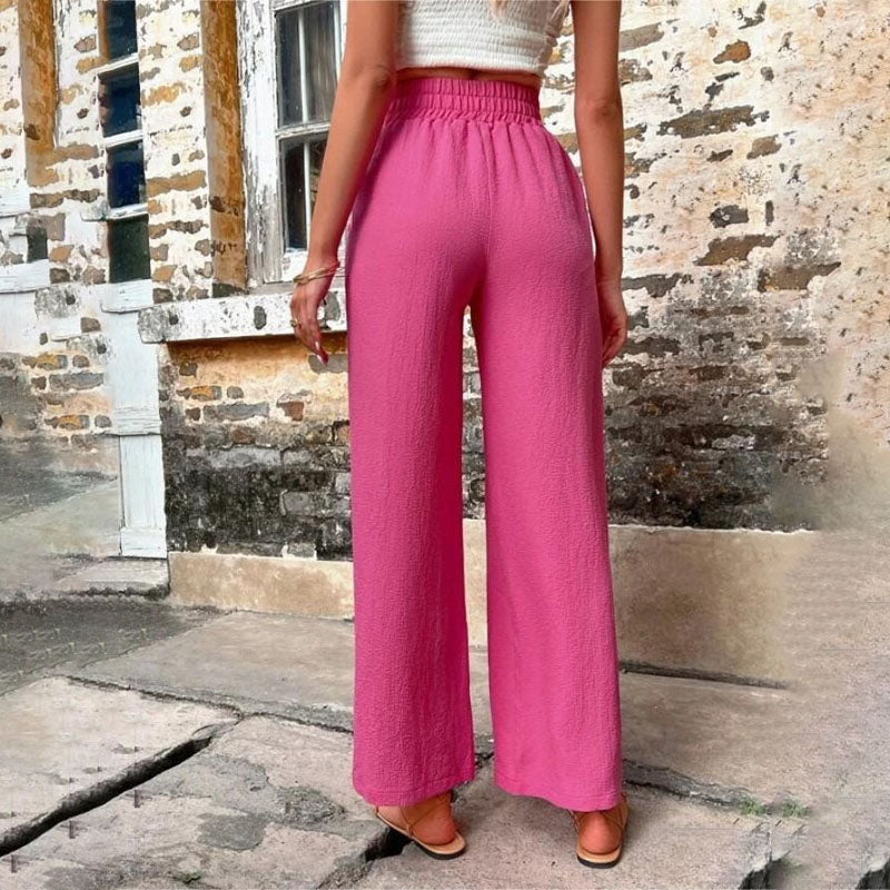 PANTALONES INFORMALES DE COLOR LISO