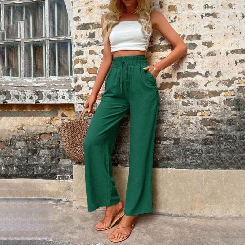PANTALONES INFORMALES DE COLOR LISO