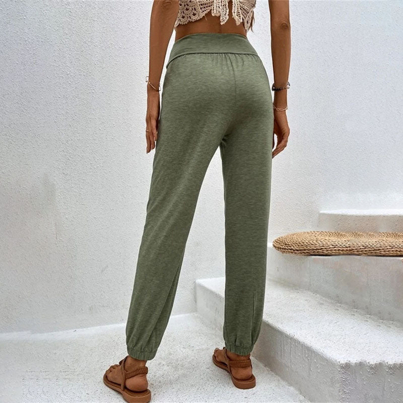 PANTALONES INFORMALES DE COLOR LISO