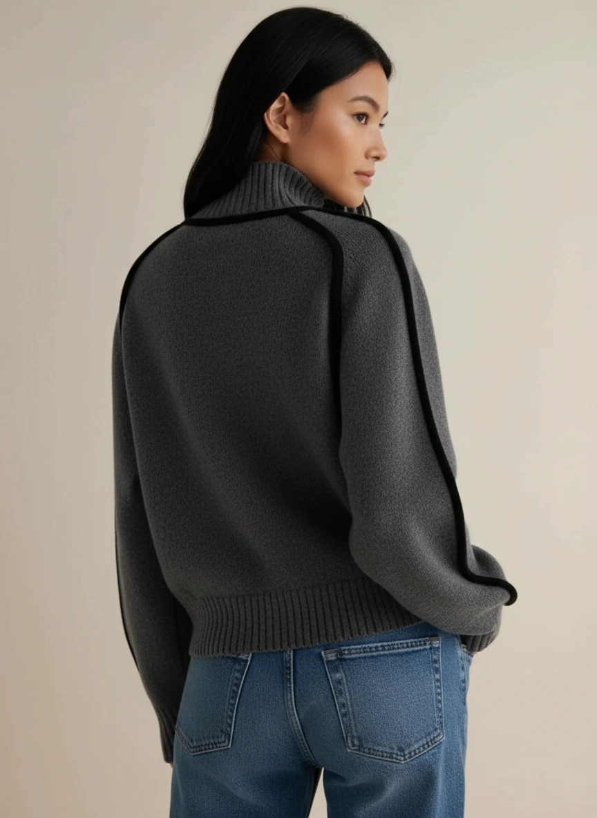 MARÍA - JERSEY DE CUELLO ALTO ESSENTIAL