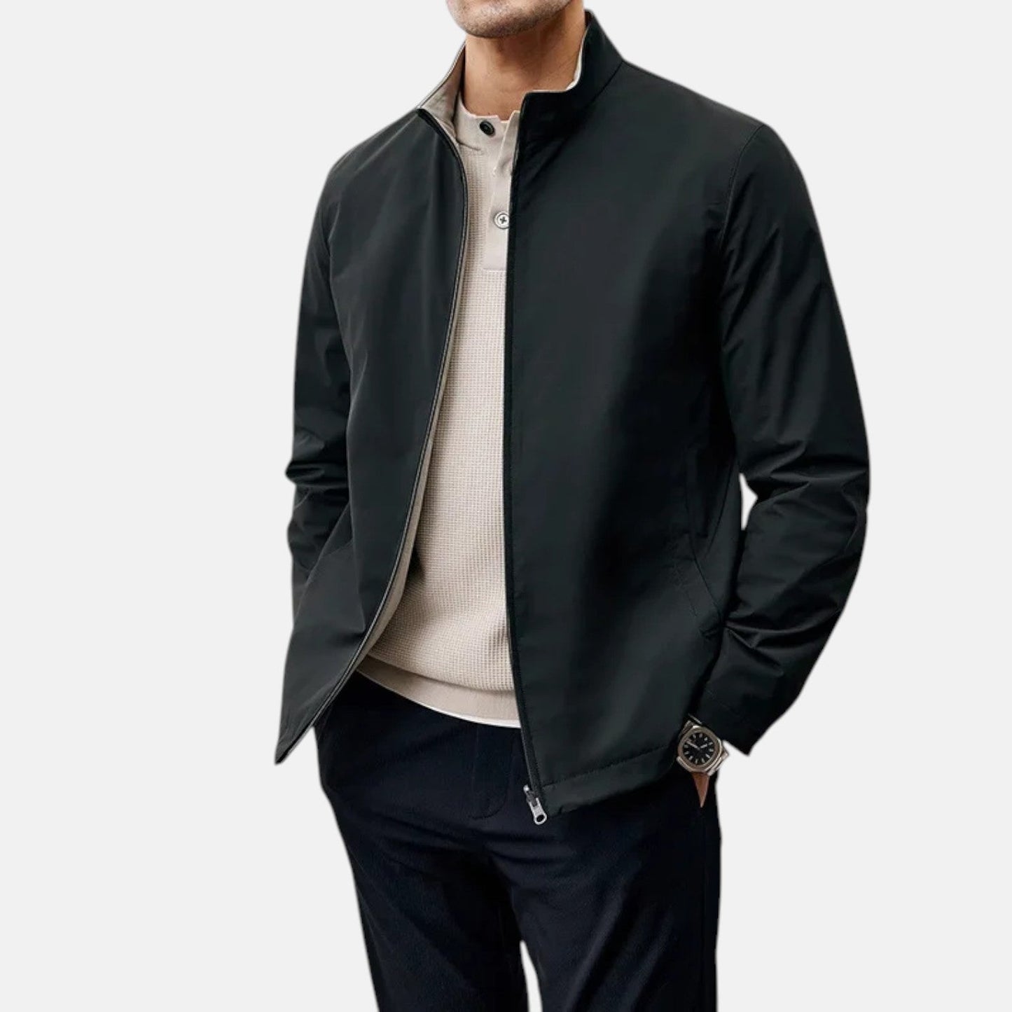 MARCO - CHAQUETA INFORMAL DE CUELLO ALTO