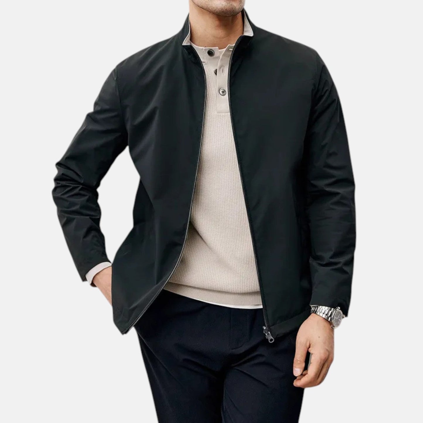 MARCO - CHAQUETA INFORMAL DE CUELLO ALTO