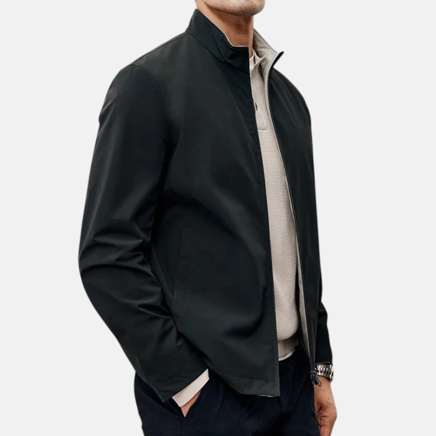 MARCO - CHAQUETA INFORMAL DE CUELLO ALTO