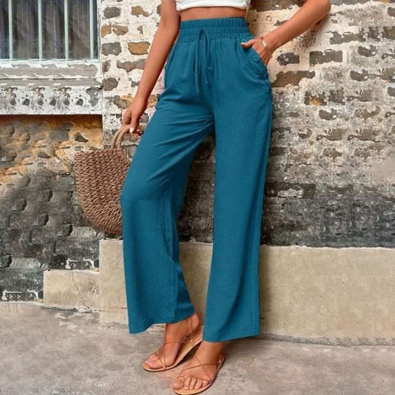 PANTALONES INFORMALES DE COLOR LISO