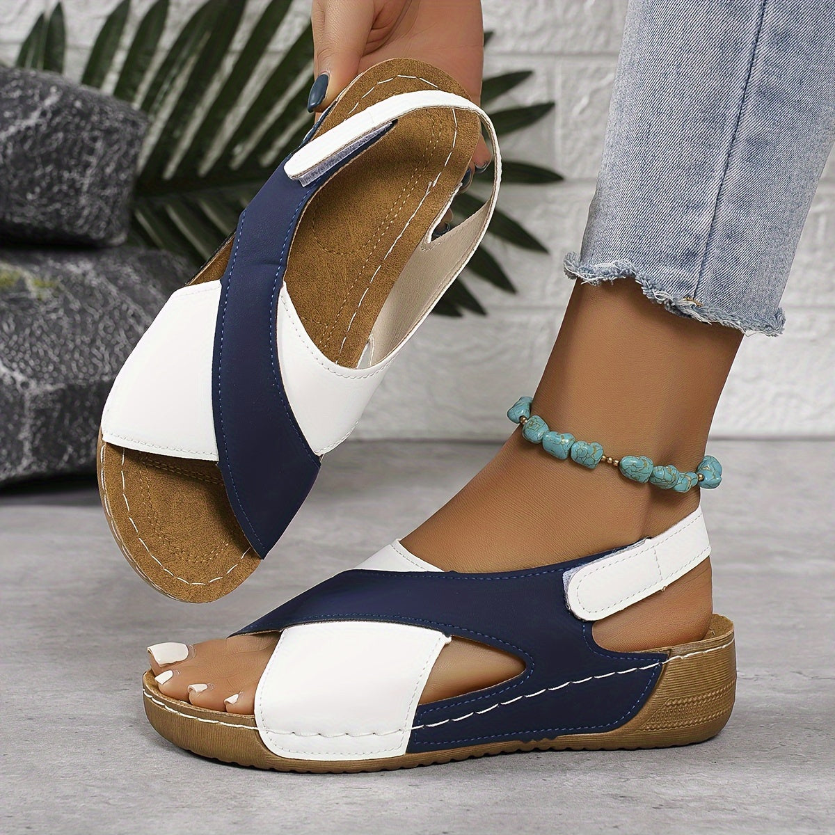 OLIVIA - SANDALIAS DE CUERO VEGANO