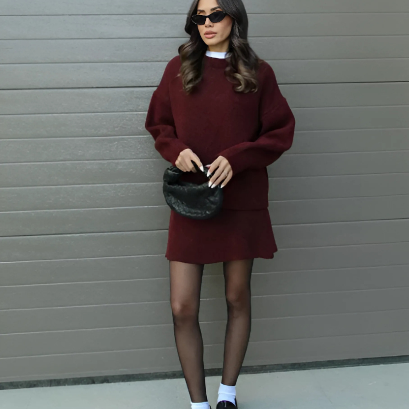 HEIDI - CONJUNTO JERSEY Y FALDA