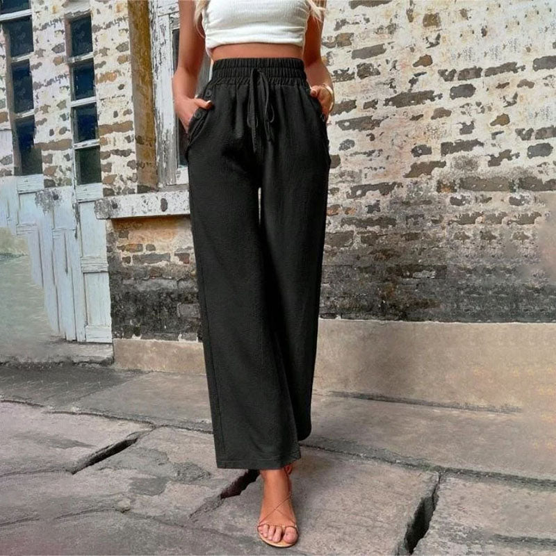 PANTALONES INFORMALES DE COLOR LISO