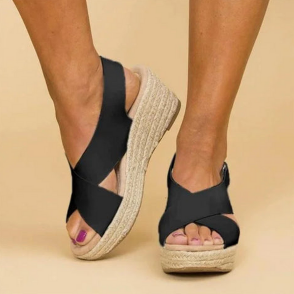 CORINA - SANDALIAS DE CUERO DE ALTA CALIDAD