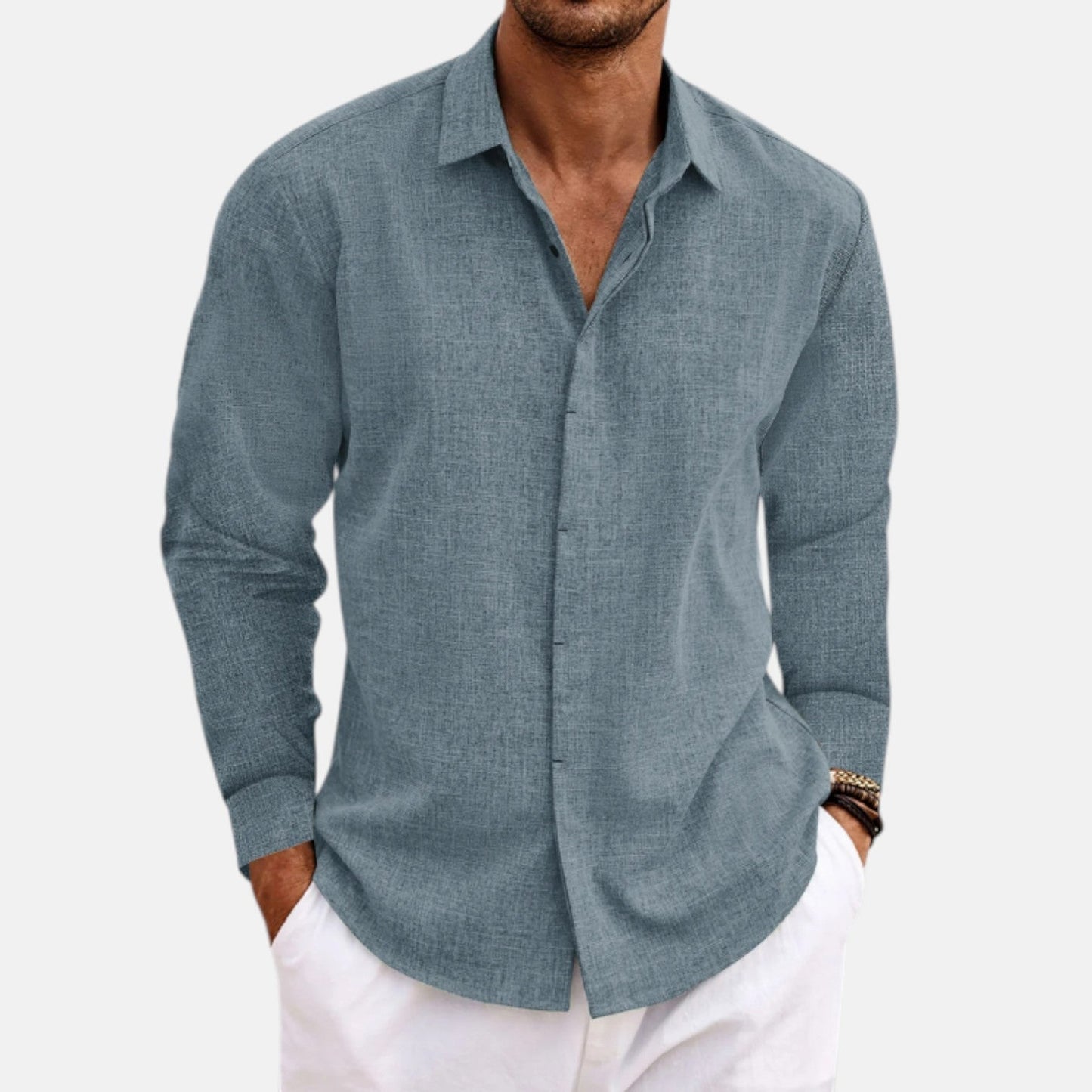CAMISA CLÁSICA DE LINO GIANCARLO