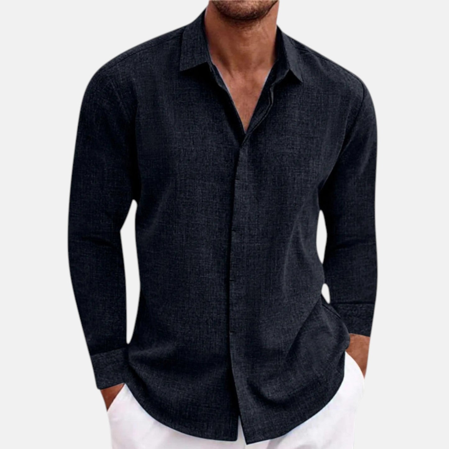 CAMISA CLÁSICA DE LINO GIANCARLO