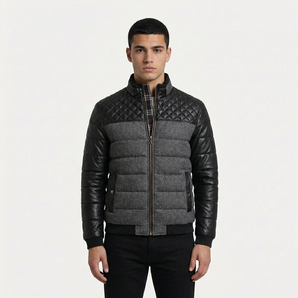 CHAQUETA ACOLCHADA DE LUJO HOMBRE
