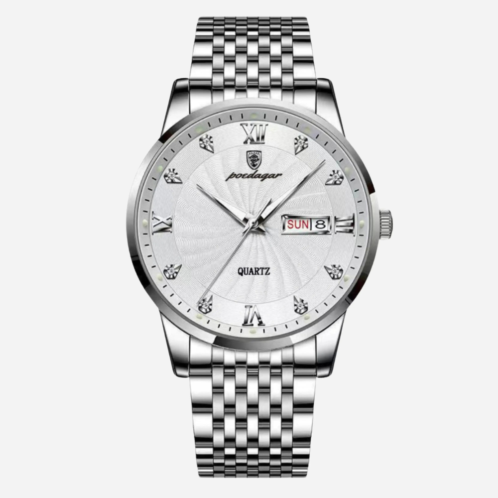 RELOJ DE NEGOCIOS ACERO INOXIDABLE